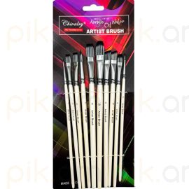 Նկարչական վրձինների հավաքածու Chivalry QSHB-10 10 հատ