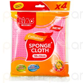 Կտորե անձեռոցիկ Ցելյուլոզային Liao G130123 18*20սմ 4 հատ