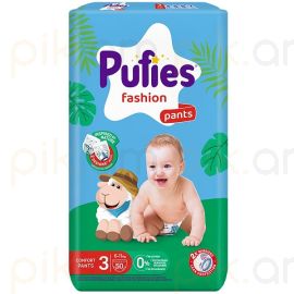 Մանկական տակդիր-վարտիք Pampers Pants Fashion N3 (6-11 կգ) 50 հատ