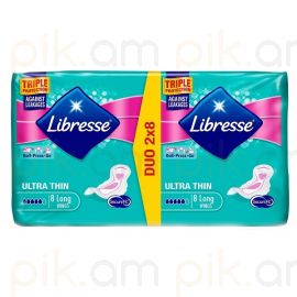 Կանացի միջադիր Libresse Ultra Super Soft էկոնոմ 16 հատ