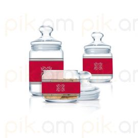 Ապակե տարաների հավաքածու Luminarc Rubis