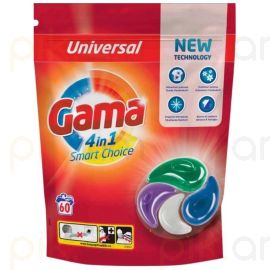Լվացքի հաբ Gama Универсальный 4 в 1 Smart Choice 60հատ