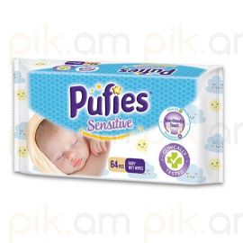 Խոնավ  անձեռոցիկ Pufies Sensitive