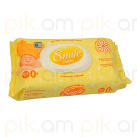 Խոնավ անձեռոցիկ Smile Baby 60 հատ