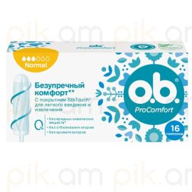 Կանացի հիգիենիկ տամպոններ OB Procomfort Normal 16 հատ
