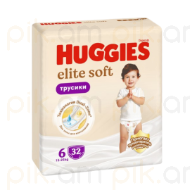 Մանկական տակդիր-վարտիք Huggies Elite Soft N6 (15-25կգ), 32 հատ