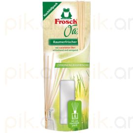 Օդափոխիչ Փայտիկներով Frosch Oase Лемонграсс պահուստային 90մլ (5հատ ռաթթանե փայտիկներ + փոխարինող սարք)