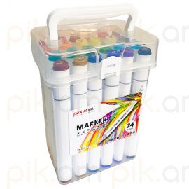 Նկարչական մարկերների հավաքածու Zuixua 24 գույն