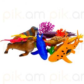 Կենդանիների հավաքածու ծովային 10 հատ