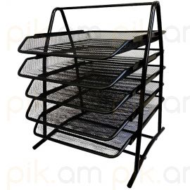 Դարակաշար մետաղական ցանցերով 5 հարկ