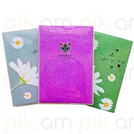 Նոթատետր փայլուն կազմով A7 XZ-294 109*77մմ