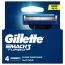 Սափրիչի փոխարինվող սայրեր Gillette Mach3 Turbo Ctrx4